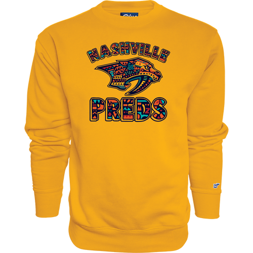 Nashville Predators BLUE84 BLACK HISTORY CREW SWEATSHIRT
