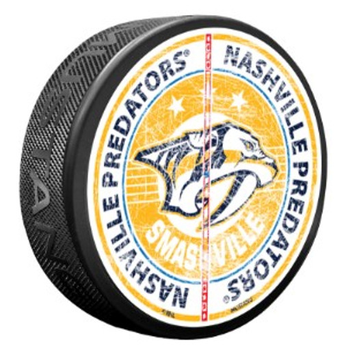 NASHVILLE PREDATORS CENTER ICE PUCK NASHVILLE PREDATORS CENTER ICE PUCK
