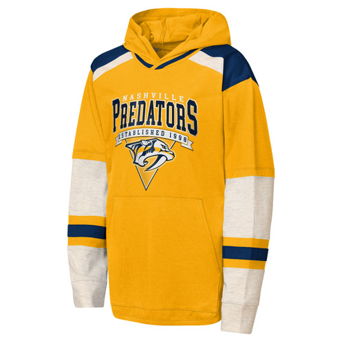 Nashville Predators Outerstuff T-shirt-yth Legend Hood Long Sleeve T-shirt