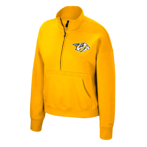 Nashville Predators Colosseum Womens Claire 1/4 zip jacket