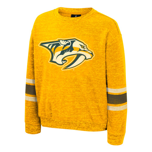 Nashville Predators Colosseum Youth Wendy Crew Sweatshirt