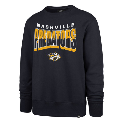 Nashville Predators 47Brand Brushby Crew Sweatshirt