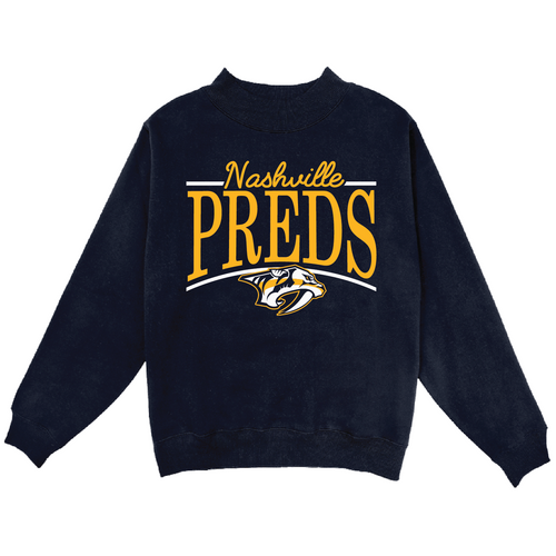 Nashville Predators Blue84 Womens Not Done Crew Sweatshirt
