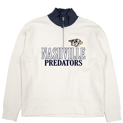 Nashville Predators Blue84 Womens Know Best ¼ zip Fleece