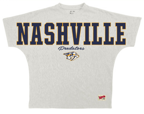 Nashville Predators Pressbox Womens Modesto T-shirt