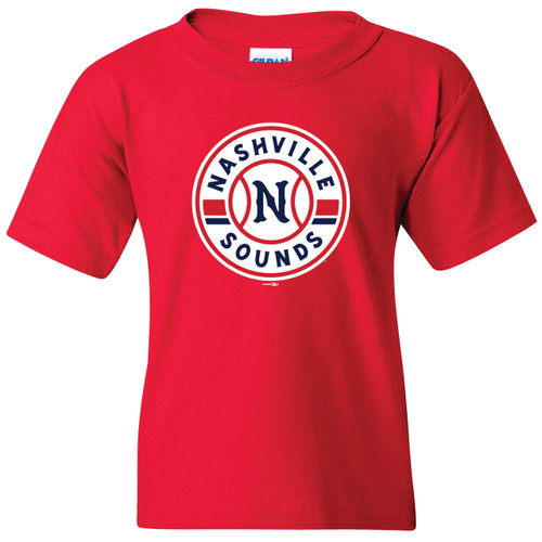 Nashville Sounds Baseball Youth Short Sleeve Tee Shirt