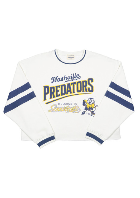 NASHVILLE PREDATORS SWEATSHIRT-WMN WELCOME CREW