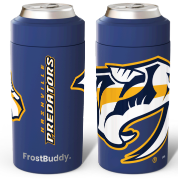 NASHVILLE PREDATORS FROST BUDDY UNIVERSAL CAN COOLER NAVY