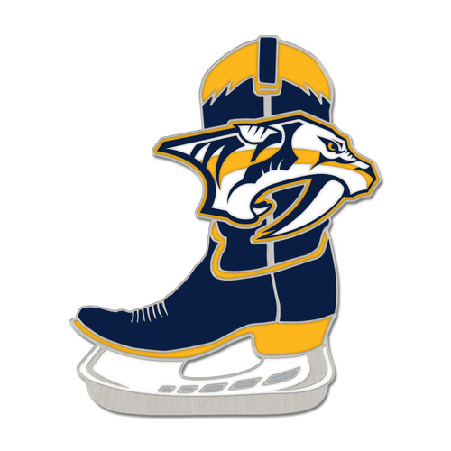 NASHVILLE PREDATORS WINCRAFT BOOTSKATE LAPEL PIN