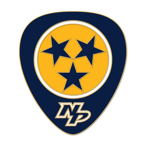 NASHVILLE PREDATORS WINCRAFT PICK LOGO LAPEL PIN