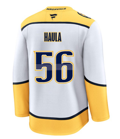 Nashville Predators Fanatics Premium Erik Haula Jersey Road/White