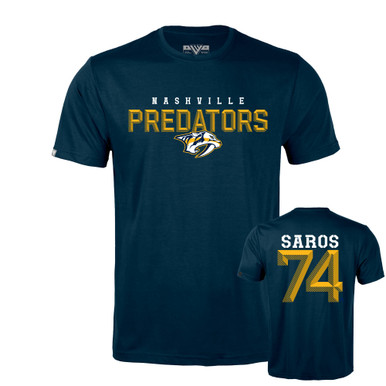 Nashville Predators Levelwear T-shirt-saros Carve N&n - Nashville