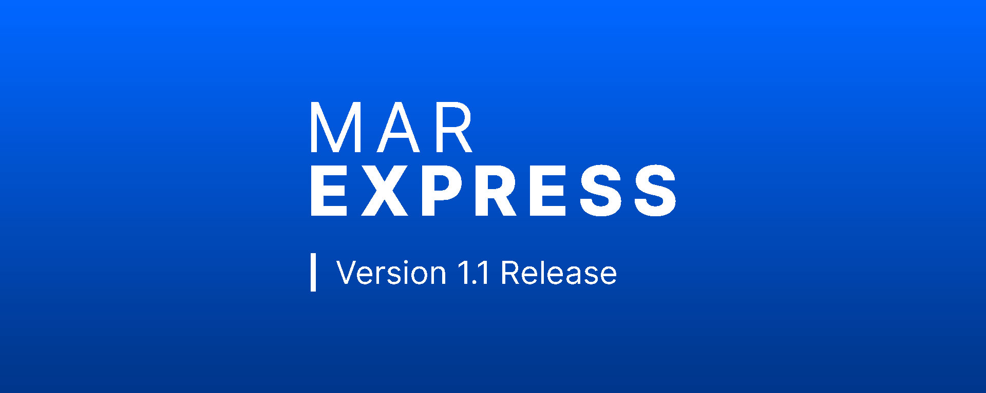 Version 1.1 Release