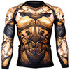 DARK KNIGHT -Gold [FX-135G] Full graphic compression long sleeve shirt