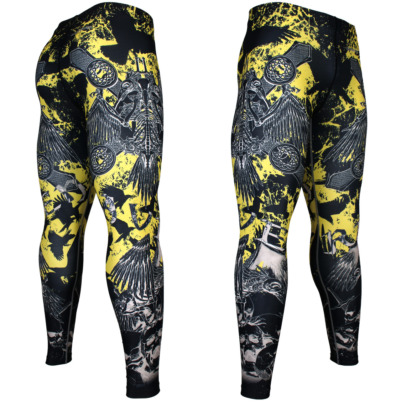 Raven Skull Leggings