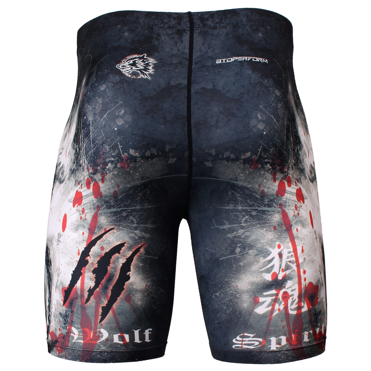 WOLF SPIRIT [FY-110] BTOPERFORM Full Graphic Compression Leggings