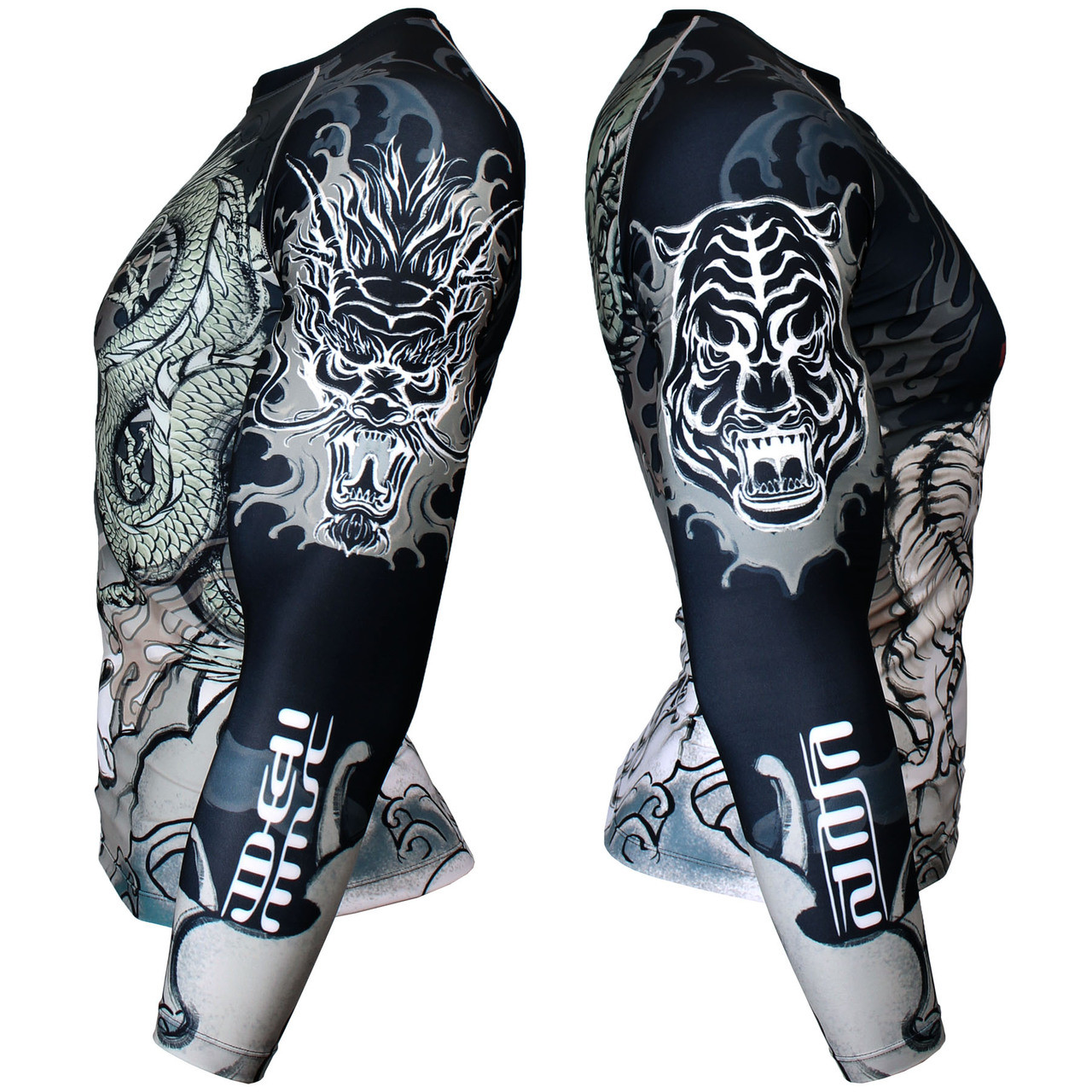 BTOPERFORM [FX-136] GRAGON vs TIGER Compression Base Layer Rash guard