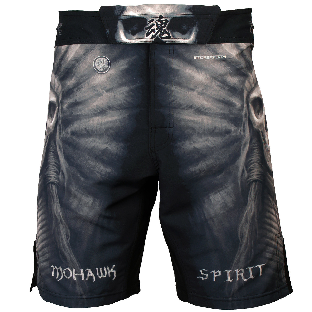 BTOPERFORM [FS-02K] Mohawk spirit Fight shorts MMA trunk
