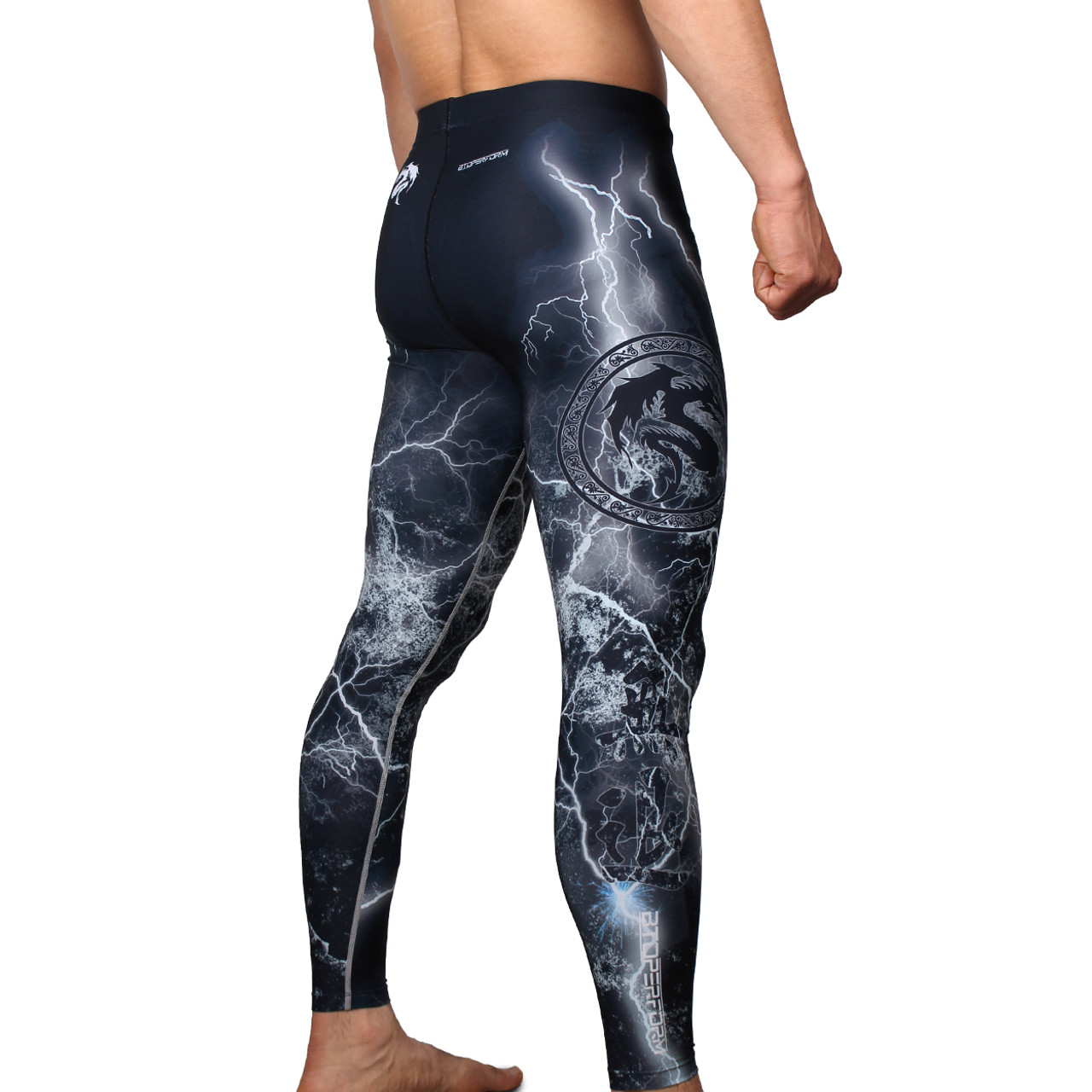 NO RETREAT [FY-103K] All over print Compression Leggings