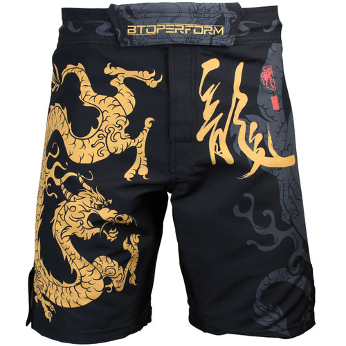 BTOPERFORM [FS-64] Golden Dragon Fight shorts MMA trunk