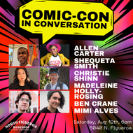 8/12 @ 6pm Comic-Con in Discussion