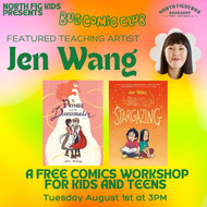 8/1 @ 3pm - Bug Comic Club with Jen Wang