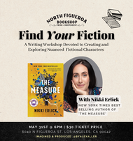 5/31 @ 6:00pm - Find Your Fiction Workshop with Nikki Erlick