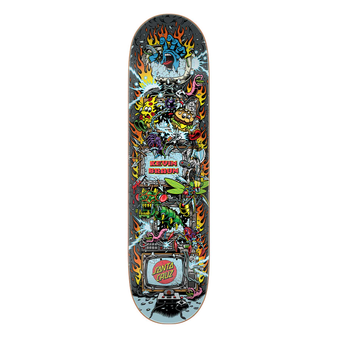 Santa Cruz Everslick Deck Braun Game Over Multi 8.25"