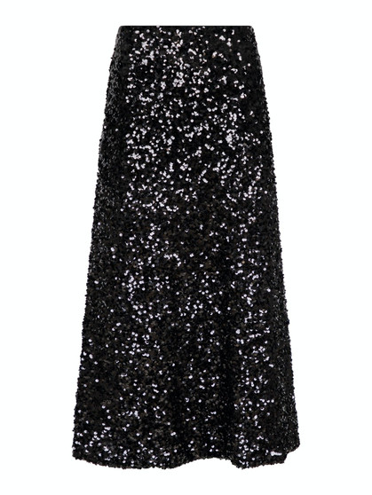 Neo Noir Baira Fall Sequins Skirt