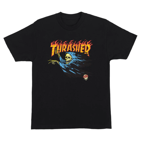 Santa Cruz x Thrasher T-Shirt Thrasher OBrien Reaper Black