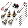 EMG 1-2 Pickup Solderless Electronics Conversion Kit-Long Shaf