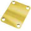 Guitar & Bass Neck Mounting Plate-Gold