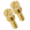 Steel Stop Tailpiece Studs For USA Gibson (2) Gold