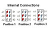 Double Pole ON/ON/ON Bat Handle Mini Switch - Chrome Connections