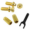 TonePros Locking Metric Studs & Anchors-Gold