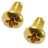 Lever/Blade Style Pickup Selector Switch Mounting Screws (2) Gold