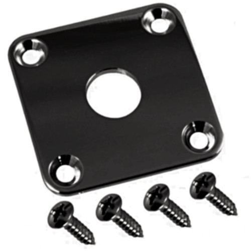 Square Metal Jack PlateBlack