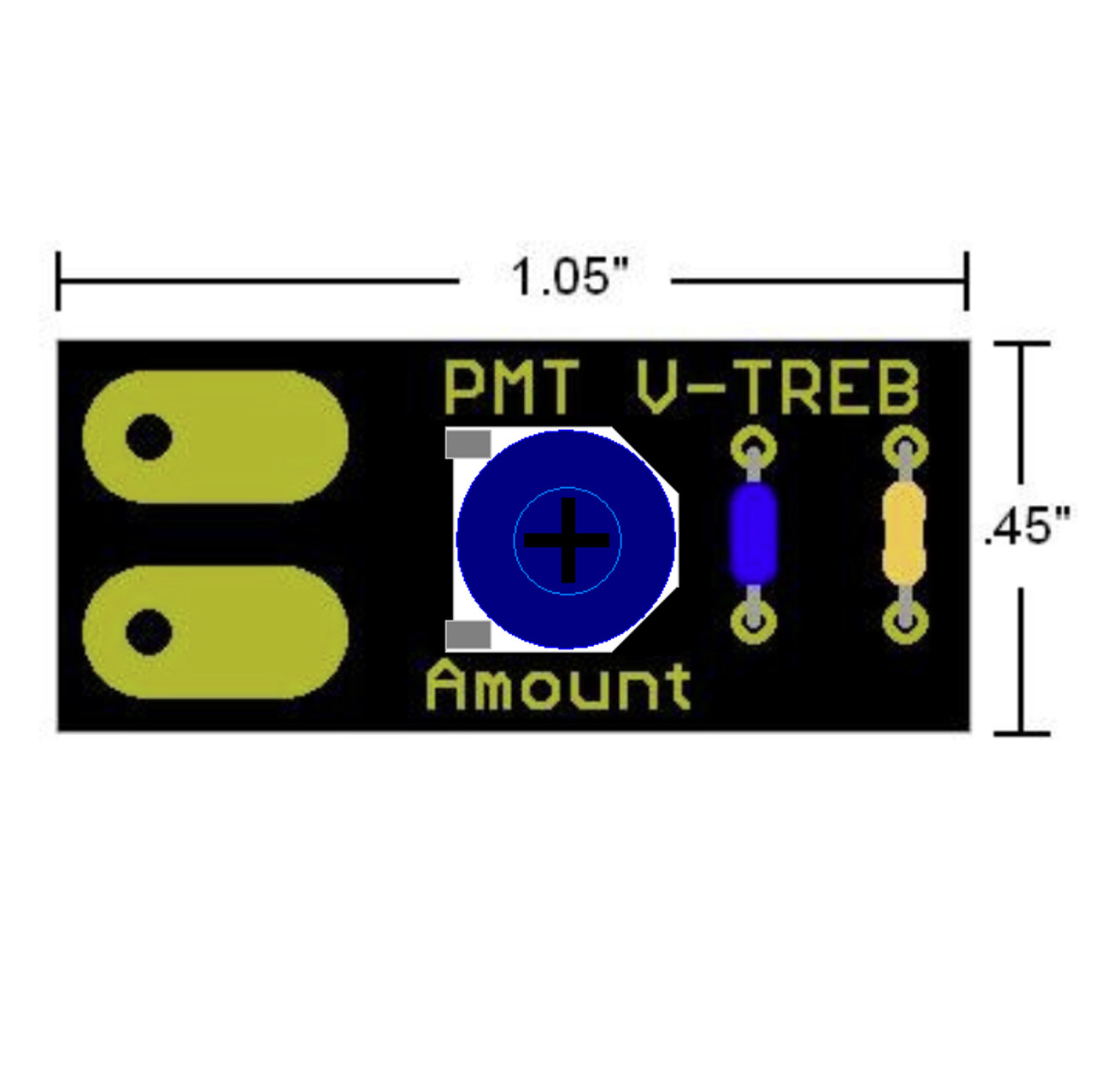 CTS 250K Pro Guitar Pot w/ Variable Treble Bleed Circuit