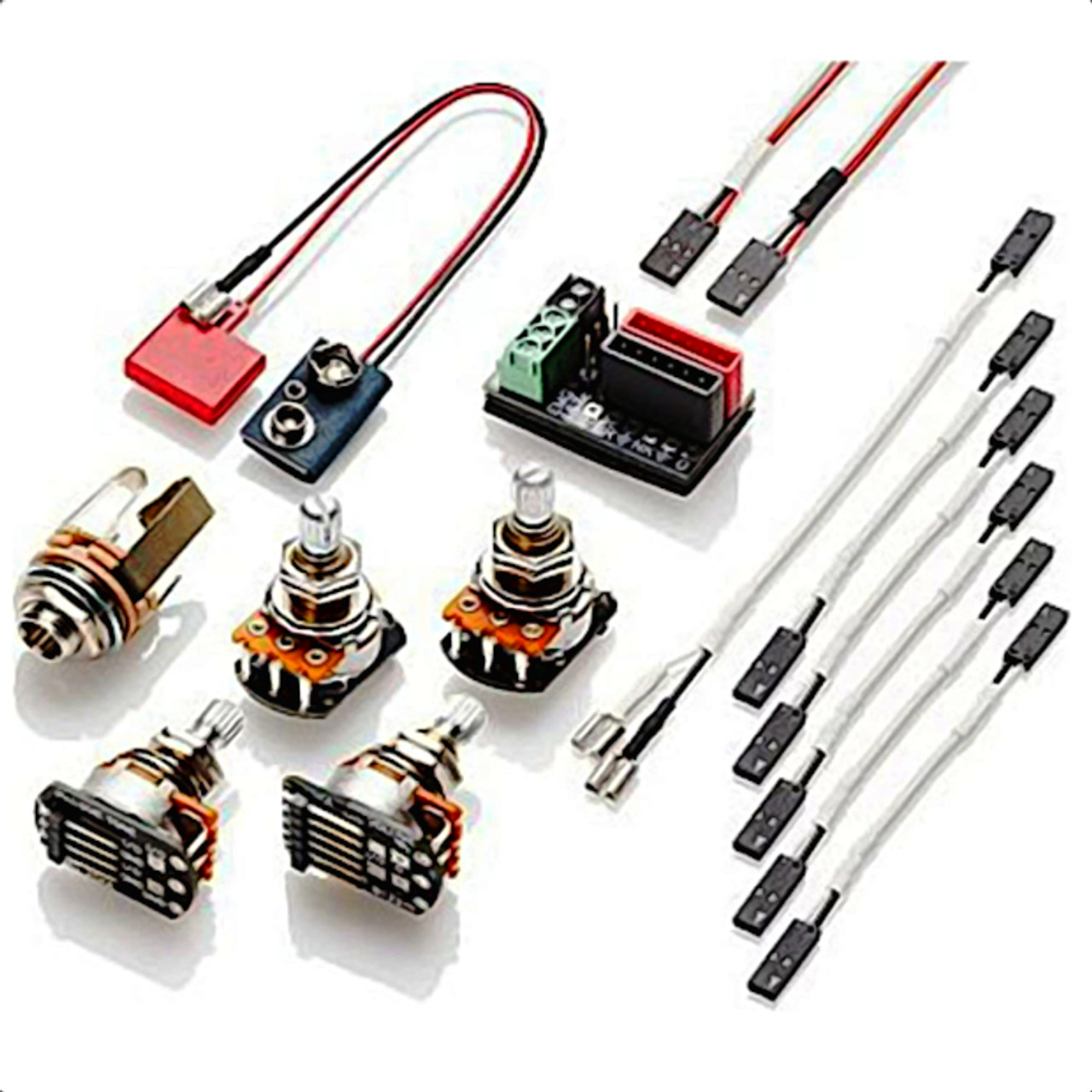 EMG 1-2 Pickup Solderless Electronics Conversion Kit