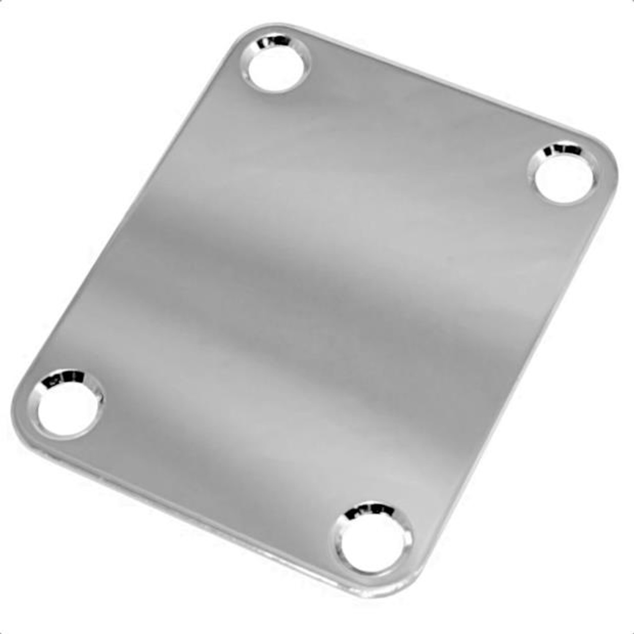  Guitar & Bass Neck Mounting Plate-Chrome