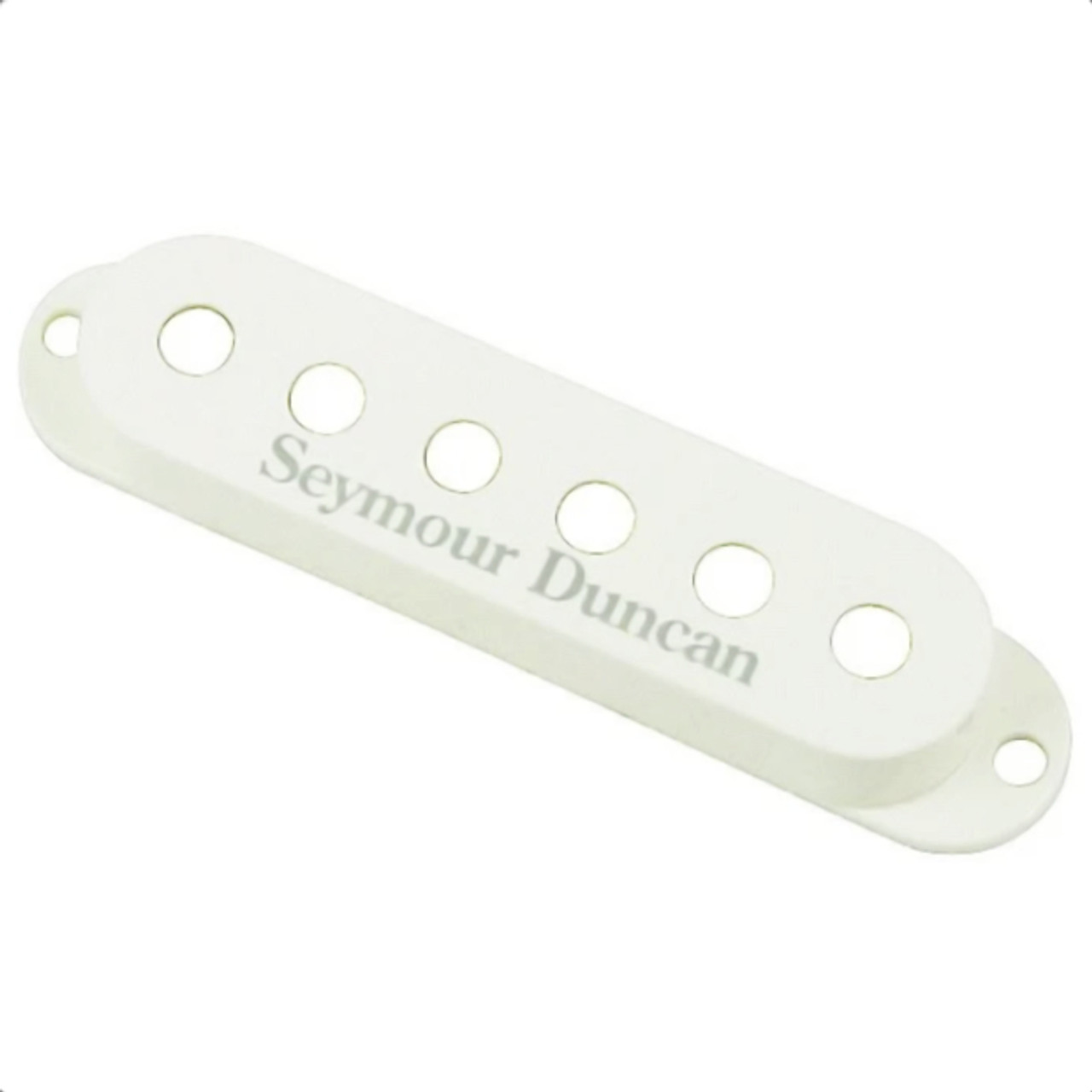 Seymour Duncan Single Coil Pickup Cover-White with Logo