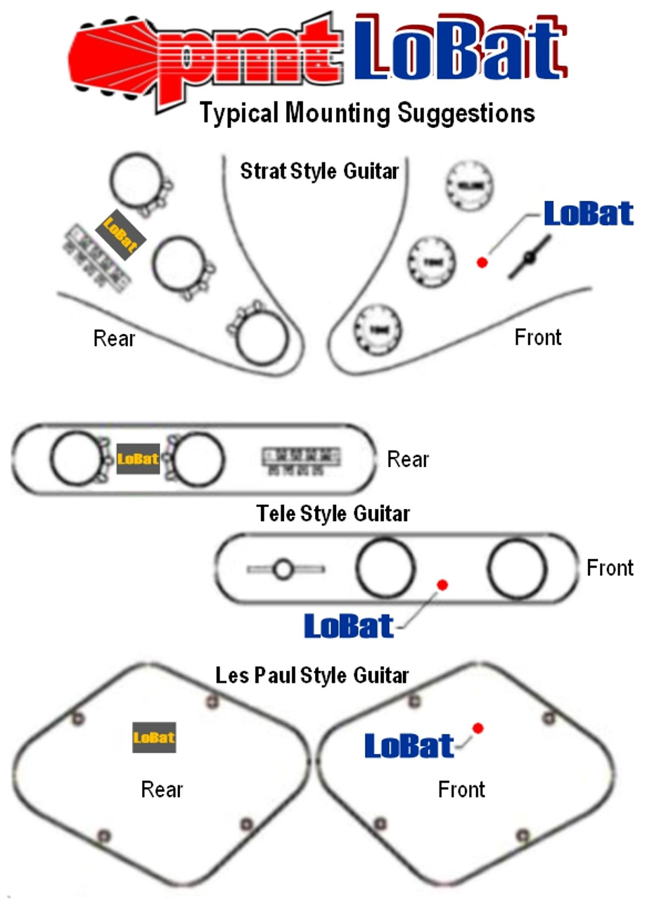 Lo-Bat Low Battery Indicator Mounting