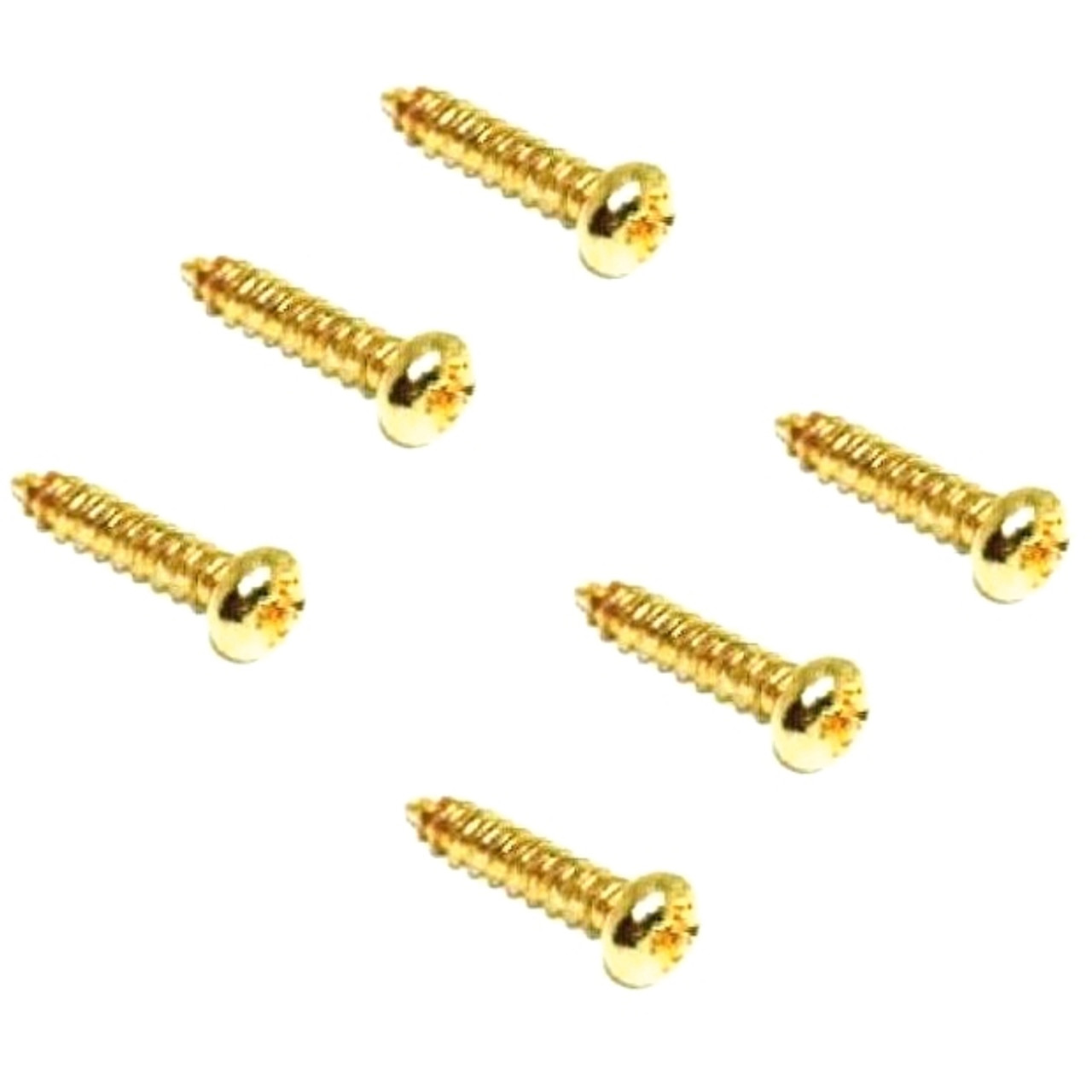 Tuning Key & Truss Rod Cover Mounting Screws-Small/Gold