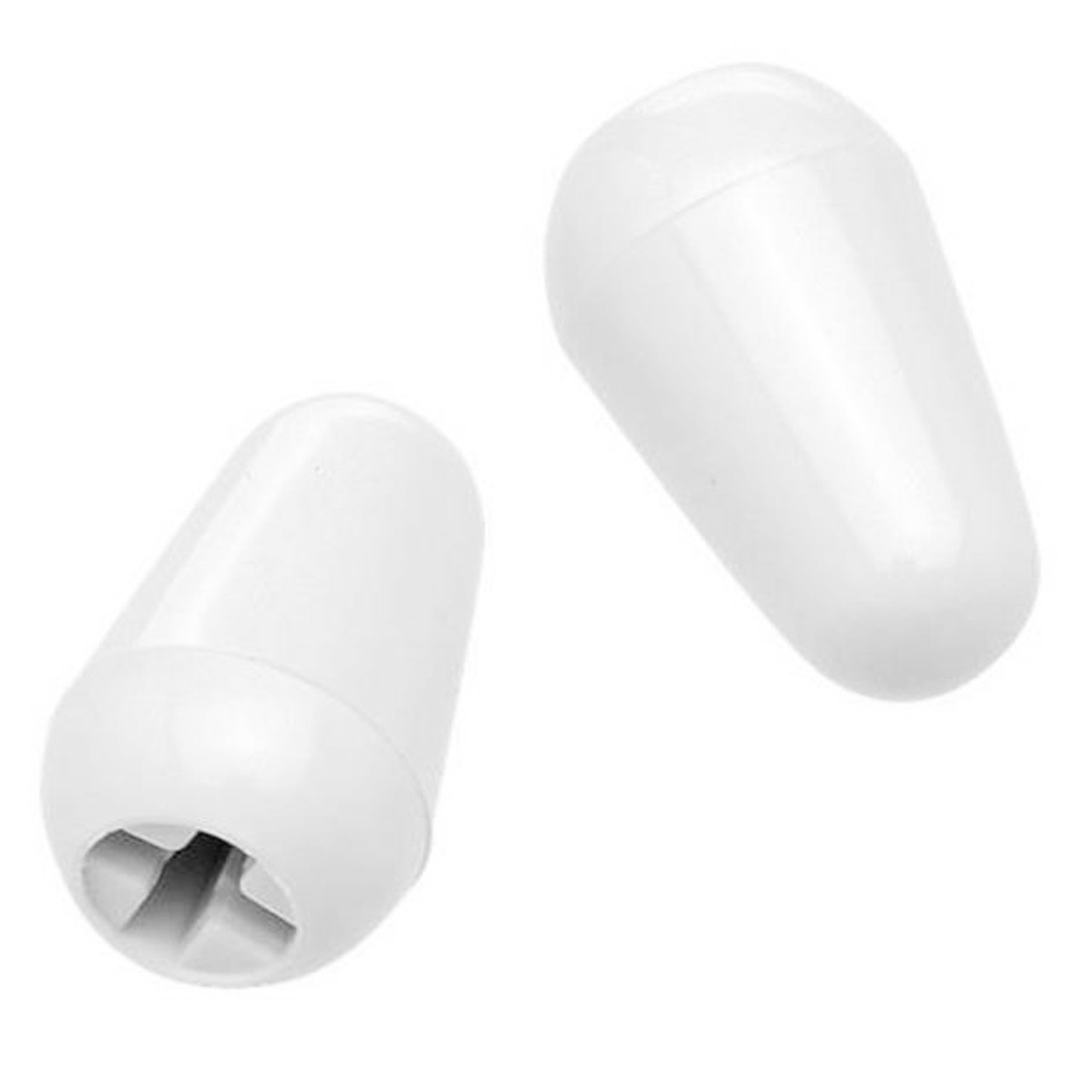 Original Fender USA Strat Switch Tip Knobs-White