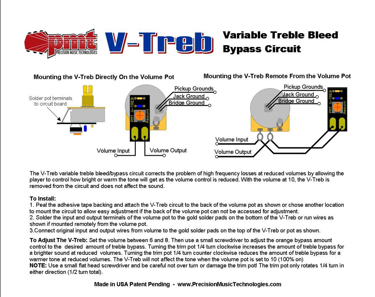 V-Treb Instructions