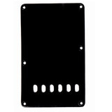 Strat Style Tremolo Spring Cover Plate-1Ply Black