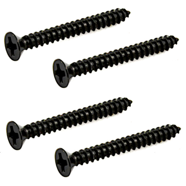 Guitar Humbucker Ring Mounting Screws/LongBlack