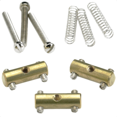 Original Fender Pure Vintage '52 Telecaster Brass Saddle Kit