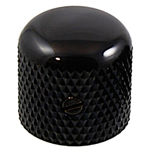 エレキベース パーツ一式 GOTOH JIM DUNLOP コスモ ブラック Gotoh Dome Knob for Guitar & Bass 1/4” Solid Shaft-Black