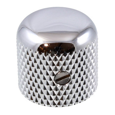 Dome Top Knob for Guitar & Bass-Chrome